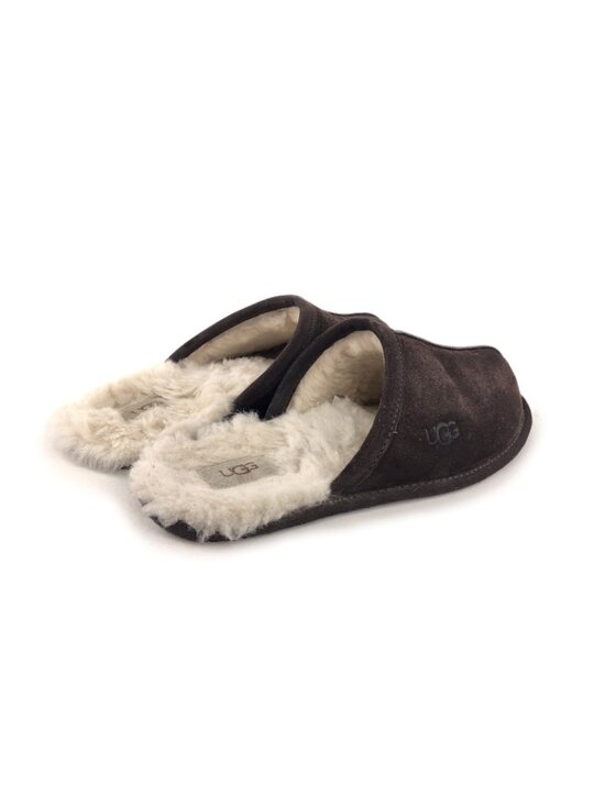 UGG Brown Suede Scuff Slippers 10